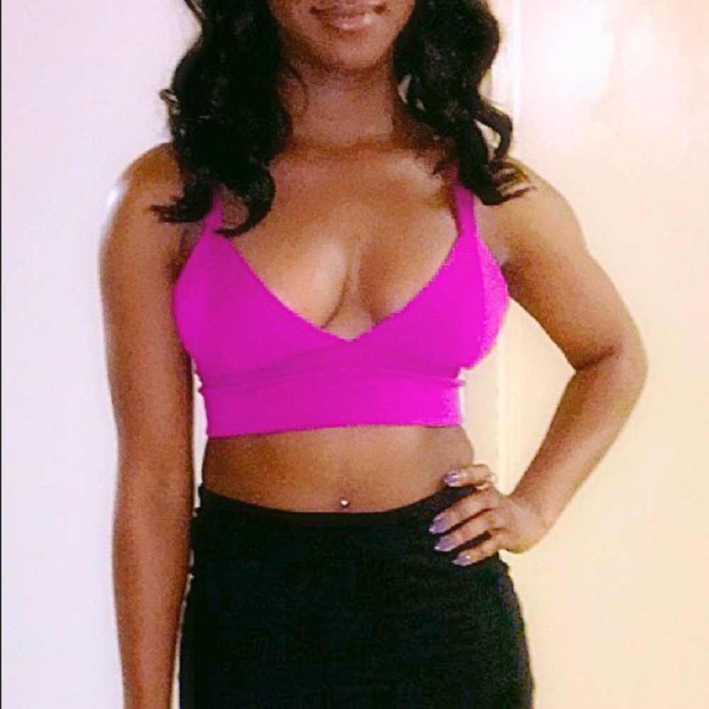 Fuchsia bra top